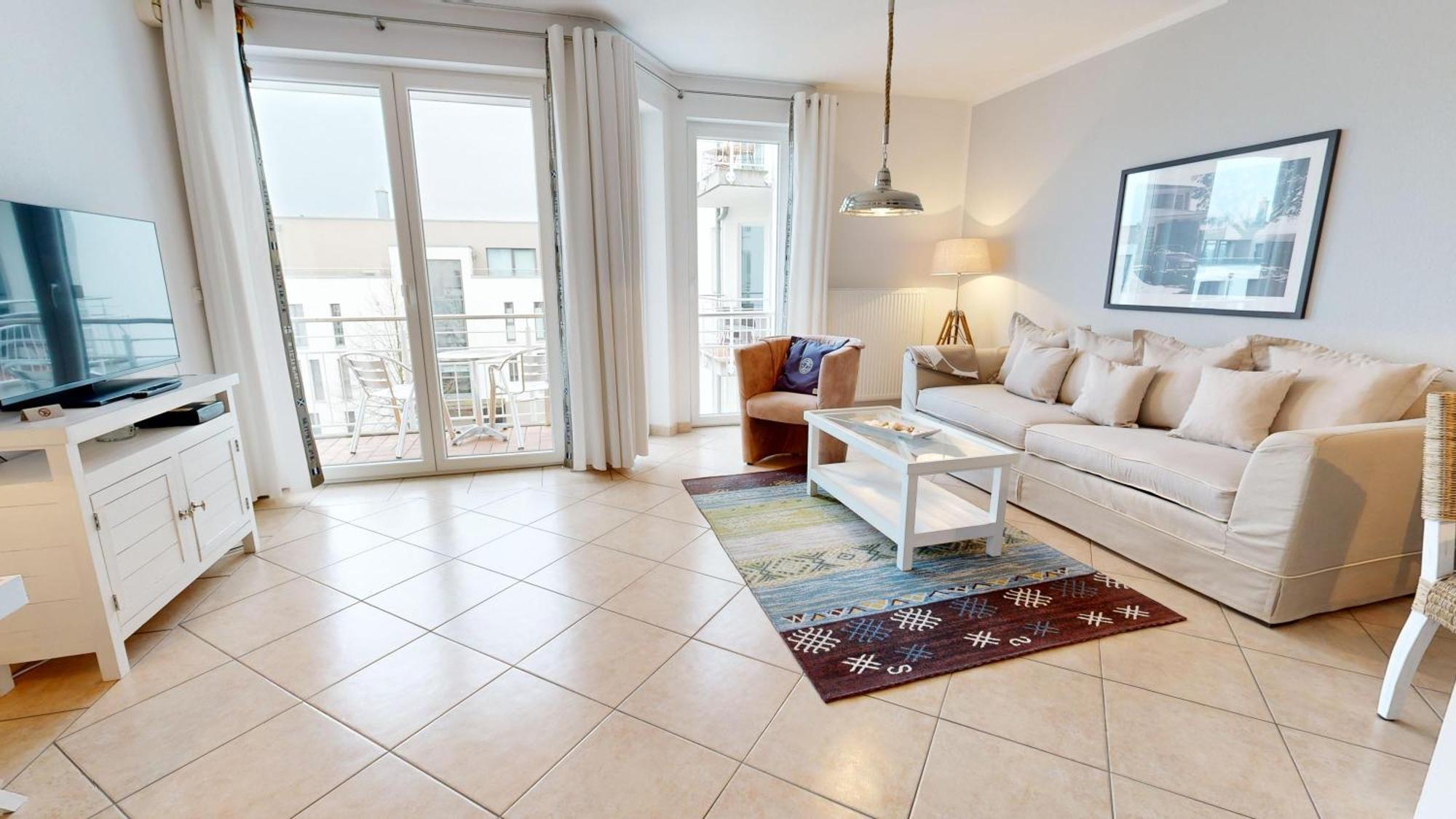 Apartment Strandnahe Mit Balkon, Residenz Bel Vital 32, Ostseebad Binz